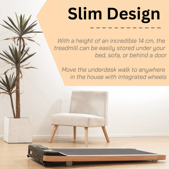 Premium Under Desk Standing Walking Pad Treadmill - Aroflit