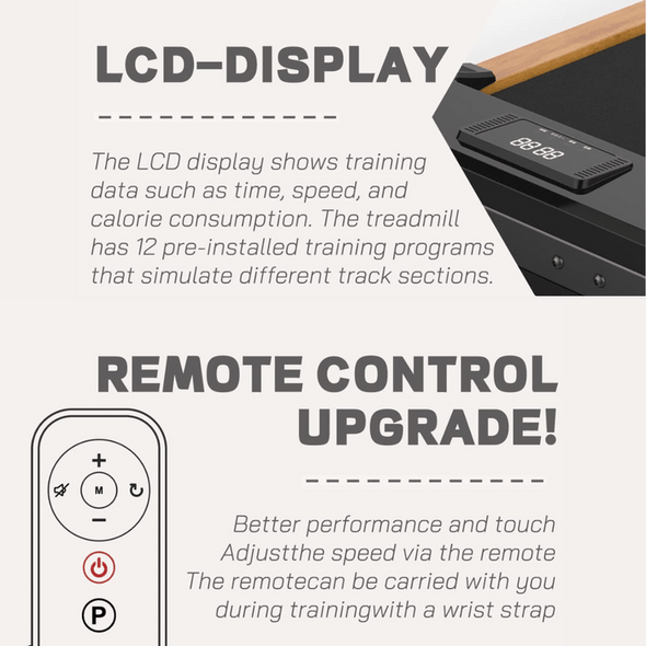 Premium Under Desk Standing Walking Pad Treadmill - Aroflit