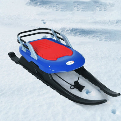 Premium Winter Kids Folding Snow Slider Ice Sled with Pull Rope - Aroflit