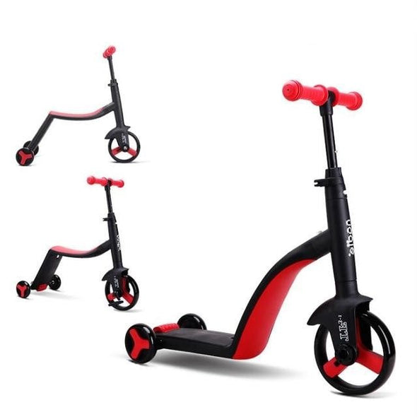 2 in 1 Height Adjustable Kids Tricycle Bike – Scooter & Trike Combo