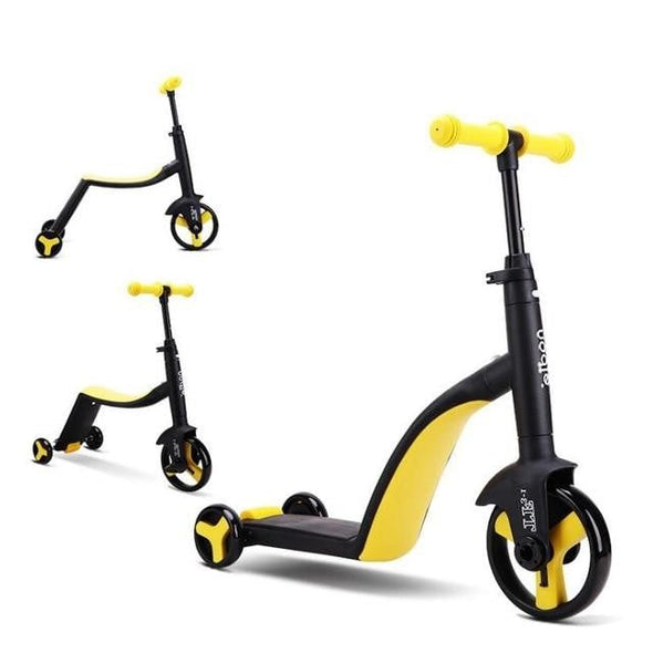 2 in 1 Height Adjustable Kids Tricycle Bike – Scooter & Trike Combo