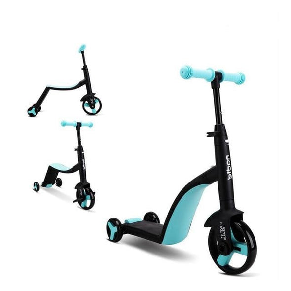 2 in 1 Height Adjustable Kids Tricycle Bike – Scooter & Trike Combo