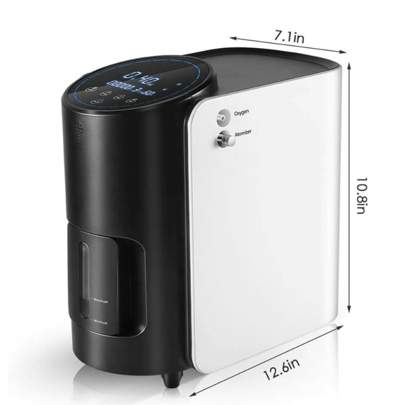Pure Adjustable Oxygen Concentrator Machine – 1 - 7L/min, Quiet & Efficient - Aroflit