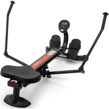 Adjustable Compact Seated Back Rowing Exercise Machine – Low-Impact Full