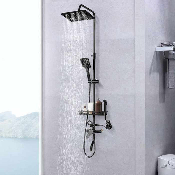 Rainfall Shower Head System With Handheld - Aroflit