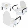Raised Toilet Seat with Arms - Aroflit