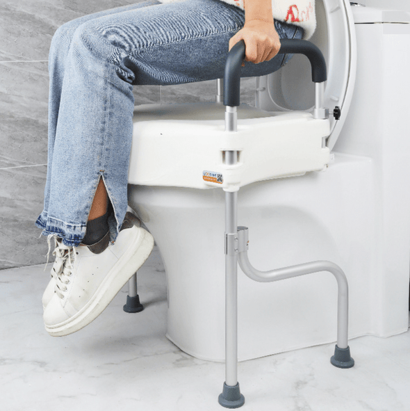 Raised Toilet Seat with Arms - Aroflit