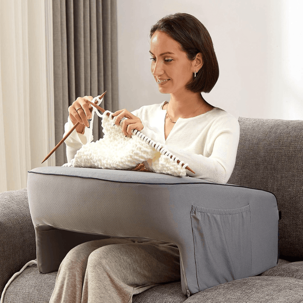 Reading Lap Pillow Laptop Desk for Bed, Ergonomic Memory Foam Cushion - Aroflit