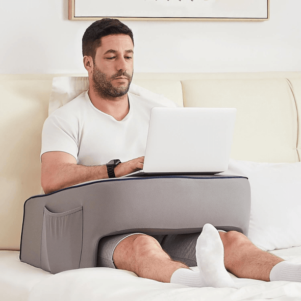 Reading Lap Pillow Laptop Desk for Bed, Ergonomic Memory Foam Cushion - Aroflit