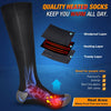 Rechargeable Electric Heated Socks, 3 Temperature Settings - Aroflit