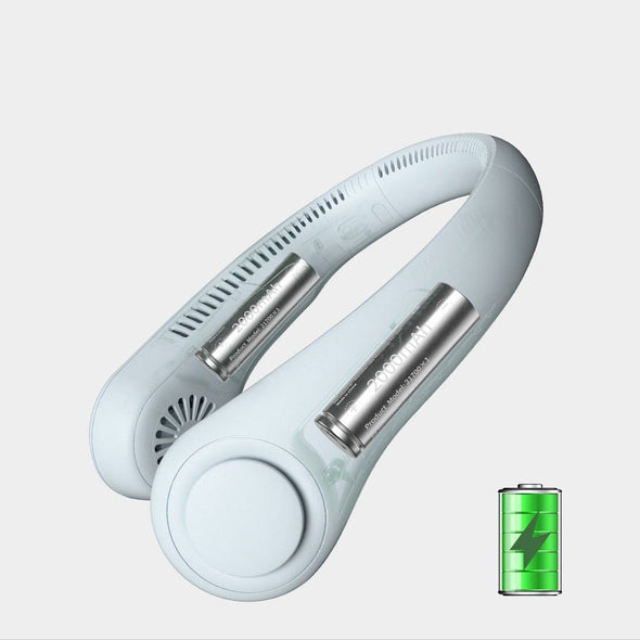 Rechargeable Silent Neck Fan 4000mAh - Aroflit