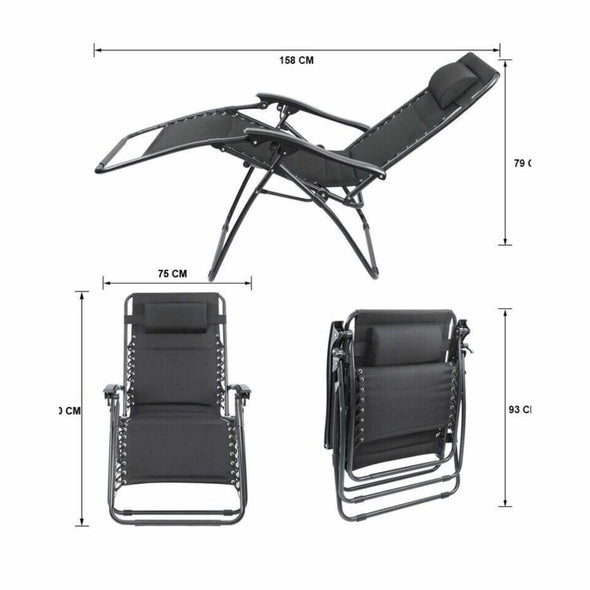 Recliner garden foldable relaxing Chair - Aroflit