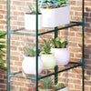 ReinGrow™ Greenhouse Garden Clear PVC Frame Shelves Reinforced Plant Grow - Aroflit