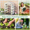 ReinGrow™ Greenhouse Garden Clear PVC Frame Shelves Reinforced Plant Grow - Aroflit