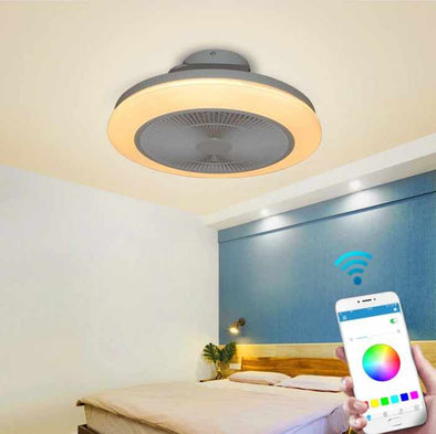 Remote Control Ceiling Fan With Lights - Aroflit