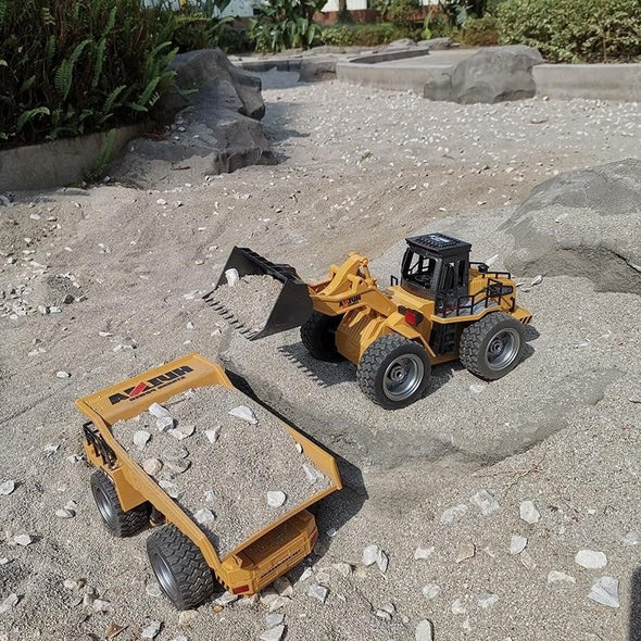 Remote Control Excavator Toy, Full Function RC Construction Truck - Aroflit