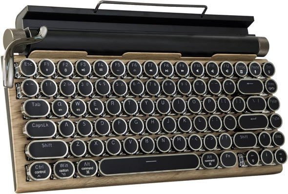 Retro Typewriter Mechanical Keyboard with RGB Lighting - Aroflit