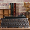 Retro Typewriter Mechanical Keyboard with RGB Lighting - Aroflit