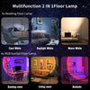 RGB LED Corner Floor Lamp: Colour Changing Minimalist Mood Light with Remote Control - Aroflit