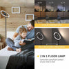 RGB LED Corner Floor Lamp: Colour Changing Minimalist Mood Light with Remote Control - Aroflit
