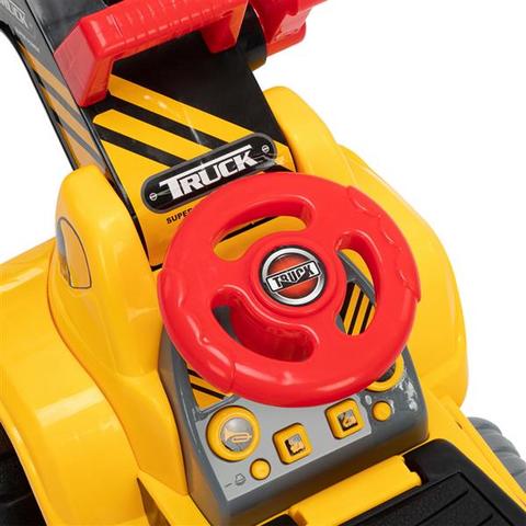 Ride - On Toy Bulldozer Construction Truck with Moving Shovel & Storage - Aroflit