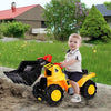 Ride - On Toy Bulldozer Construction Truck with Moving Shovel & Storage - Aroflit
