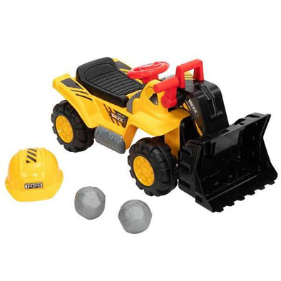 Ride - On Toy Bulldozer Construction Truck with Moving Shovel & Storage - Aroflit