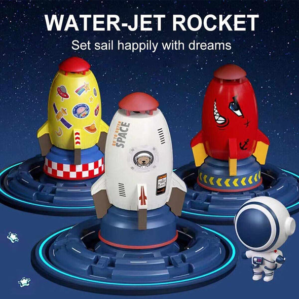 Rocket Sprinkler Toy Water Play Space Rocket Launcher - Aroflit