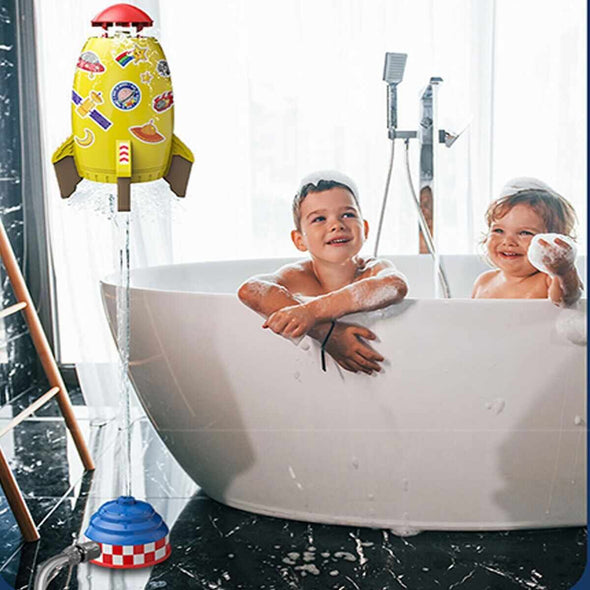 Rocket Sprinkler Toy Water Play Space Rocket Launcher - Aroflit