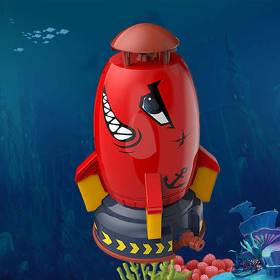 Rocket Sprinkler Toy Water Play Space Rocket Launcher - Aroflit