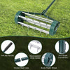 Rolling Lawn Aerator with 1.2 - Inch Spikes for Healthy Lawn Care - Aroflit