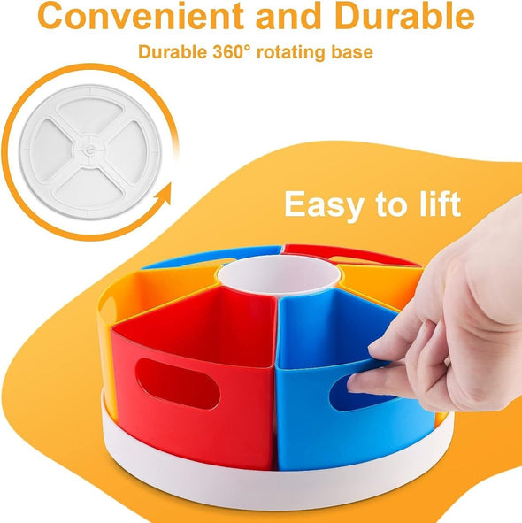 Rotating Desk Organiser for Kids Desk - Aroflit