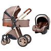 Royal Luxury Baby Pushchair 3 in 1 – Blue - Aroflit