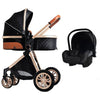 Royal Luxury Baby Pushchair 3 in 1 – Blue - Aroflit