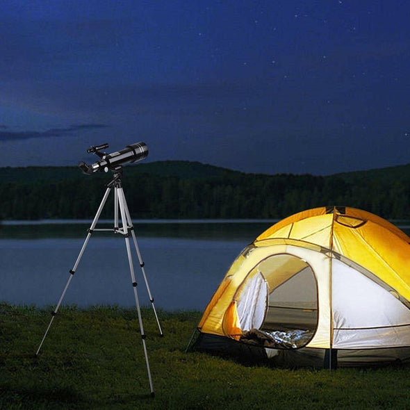 400/70mm Refractor Telescope, 66X Magnification, Tripod