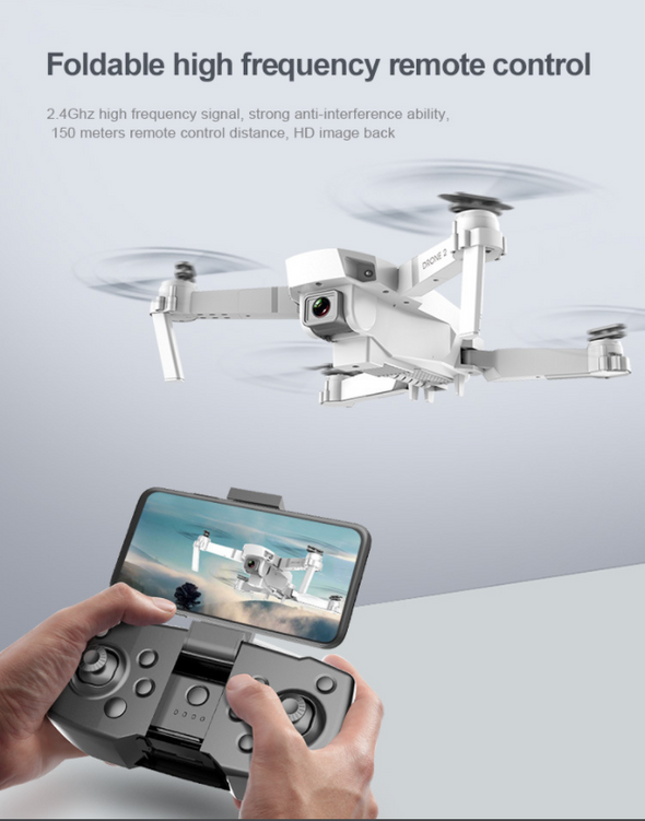 4K FPV Wifi RC Drone with UHD Camera, Foldable Quadcopter Drone