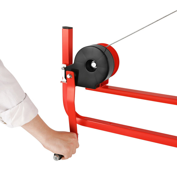 Portable Four Wheel Drywall Sheetrock Ceiling Panel Hoist Lift