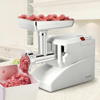 Powerful Tabletop Electric Meat Grinder with Sausage & Kubbe