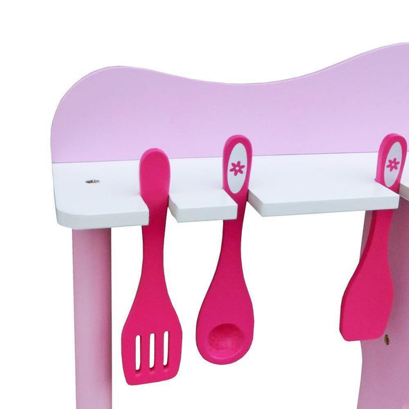 Premium Kids Pretend Play Kitchen Cooking Set with Microwave & Sink