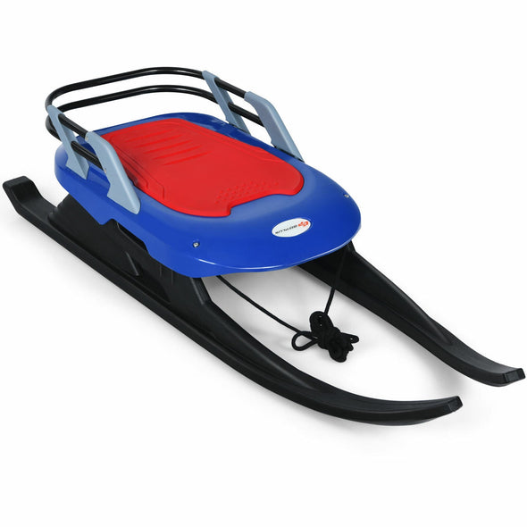 Premium Winter Kids Folding Snow Slider Ice Sled with Pull Rope