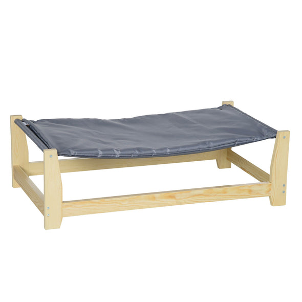 Modern Indoor Wooden Pet Dog / Cat Platform Elevated Cot Bed