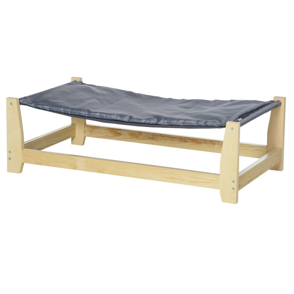 Modern Indoor Wooden Pet Dog / Cat Platform Elevated Cot Bed