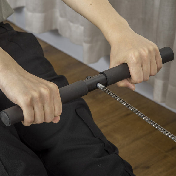 Portable Seated Air Rowing Strength Workout Rower Machine