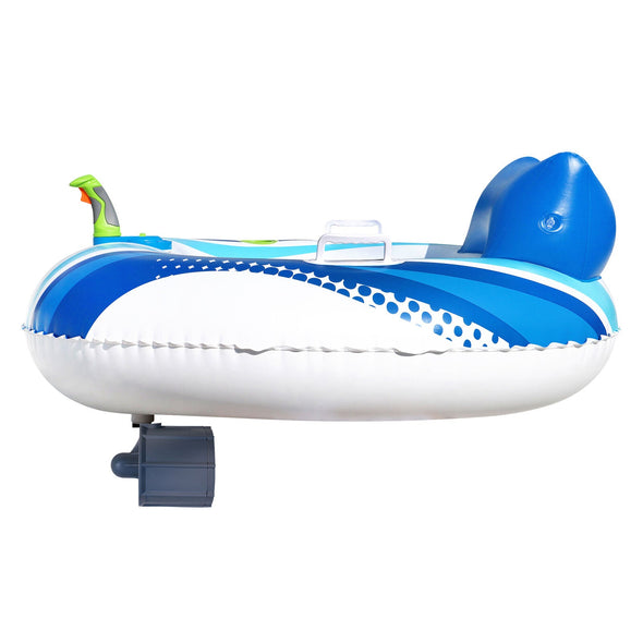 Motorized Inflatable Floating Pool Chair Tube Lounger for Kids/Adults