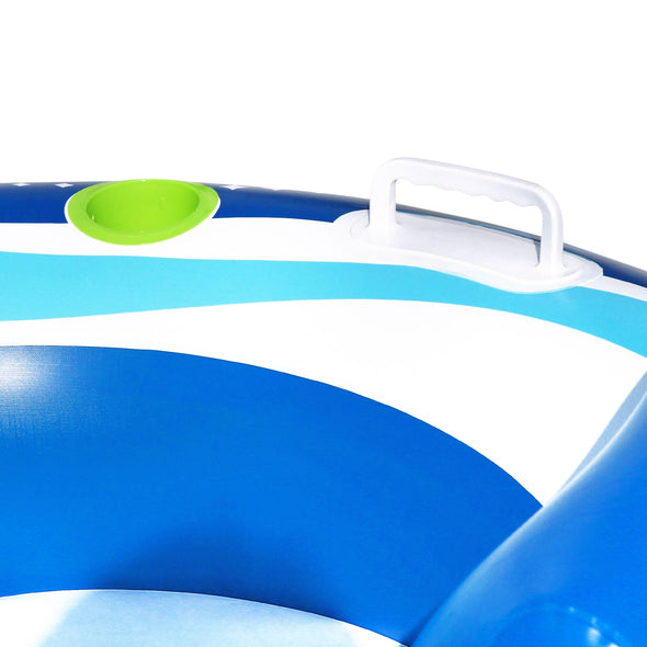Motorized Inflatable Floating Pool Chair Tube Lounger for Kids/Adults