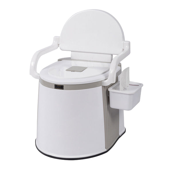Portable Freestanding Camping RV Travel Potty Toilet with Handrails