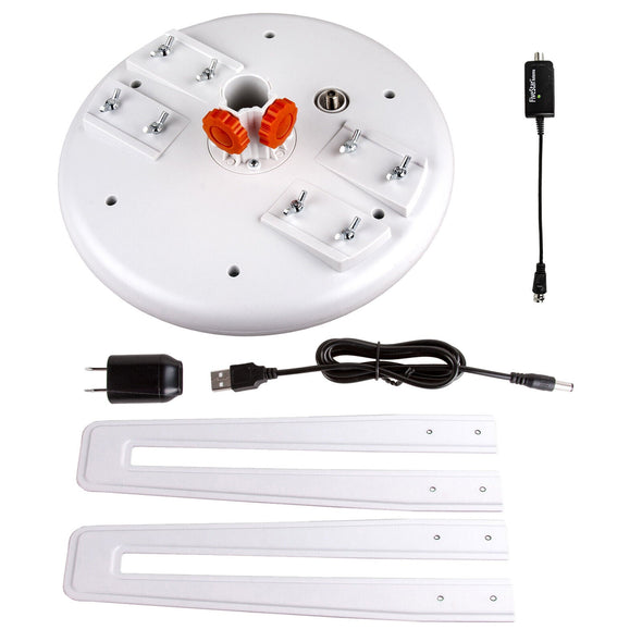 Powerful 360° Omnidirectional 4K Amplified TV Antenna with 150 Mile