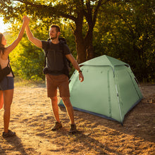 All-Weather 4-Person Waterproof Camping Tent for Family