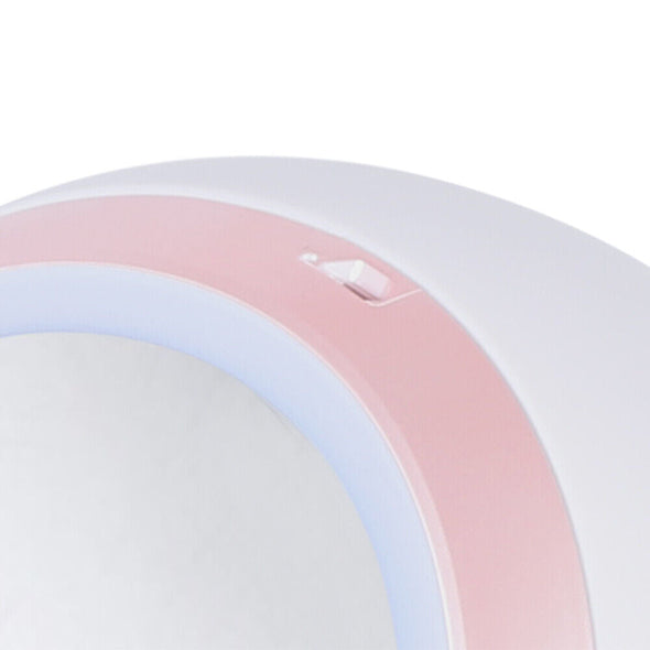 Portable LED Mirror Makeup Organizer with USB Charging