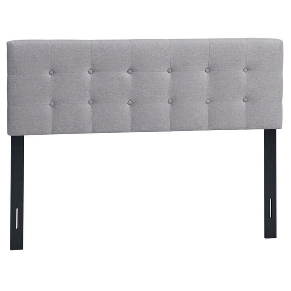 Full Queen-Sized Tufted Fabric Headboard for Elegant Bedroom Decor